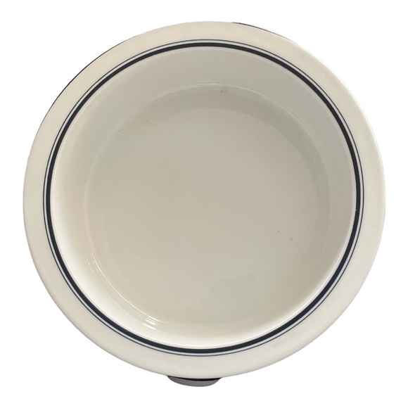 Dank Christianshavn Blue Round Serving Bowl With Handles 11 inches - Picture 4 of 8